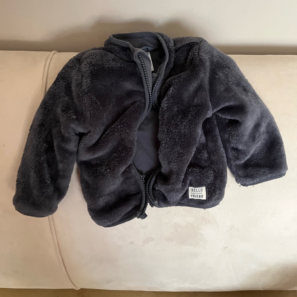 Carter's Plush Fleece Jacket - Charcoal